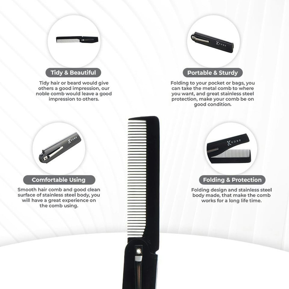 image 1 of Kobe Pro Pocket Grooming Comb