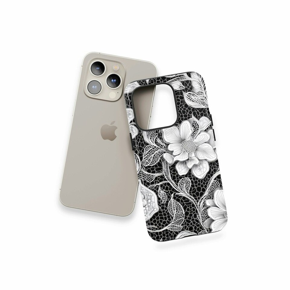 image 1 of Dark Flower Phone Case Black | iPhone 16 Pro Max
Slim | iPhone 16 Pro Max
Slim