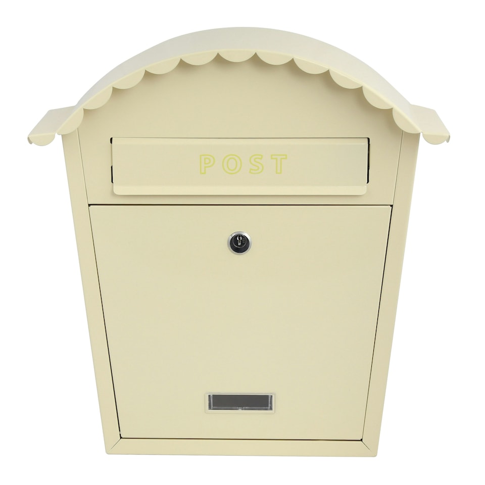 image 1 of EMtronics Wall Mountable Post Box - Cream | Cream