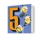 image 1 of Despicable Me Age 5 Birthday Card