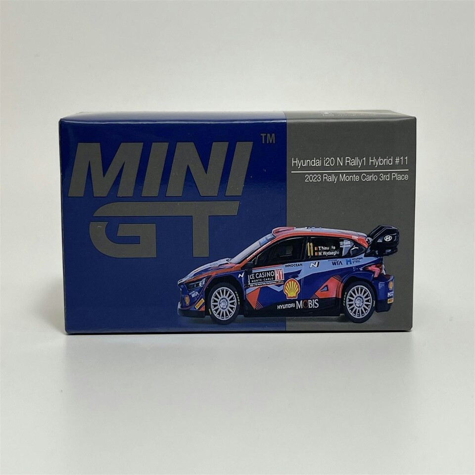 image 1 of Hyundai i20 N Rally 1 Hybrid #11 2023 Rally Monte Carlo Mini GT MGT00710L