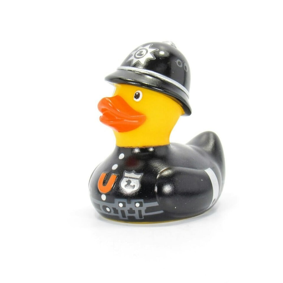 image 1 of Bud Ducks Mini Deluxe Rubber Duck - Police Constable