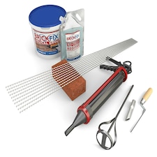 BrickFix Masonry Crack Repair Kit 6mm (Wall Stitching Kit)