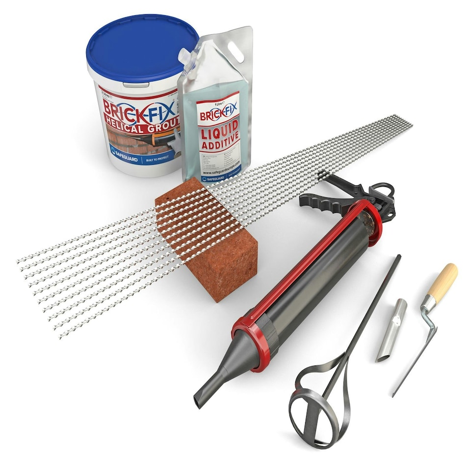BrickFix Masonry Crack Repair Kit 6mm (Wall Stitching Kit)