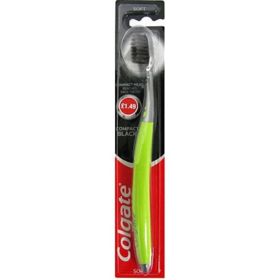 Colgate Toothbrush Compact Black 30g (Pack of 6)