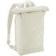 image 3 of Bagbase Simplicity Roll Top Backpack - Beige - One Size