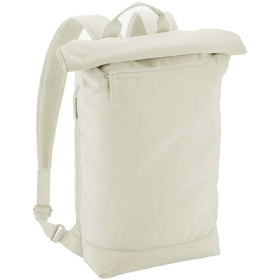 image 1 of Bagbase Simplicity Roll Top Backpack - Beige - One Size