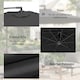image 5 of Outsunny 3(m) Banana Parasol Cantilever Umbrella Garden | Black | Black | 3 m diameter