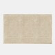 image 3 of OHS Soft Microfibre Non-Slip Absorbent Noodle Chenille Bath Runner Mat Yellow | Beige | 45 x 75cm
