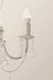 image 5 of ValueLights Lille Pair 5 Way Distressed White Pendant Ceiling Lights Chandeliers | White
