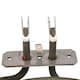 image 5 of SPARES2GO 3 Turn Heater Element compatible with Caple Fan Oven Cooker (2500W, 230v)