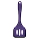 image 1 of Interiors By Premier Purple Silicone Slotted Turner, Silicone Perforated Spatula, Stain Resistant Flipper, Cooking Turner