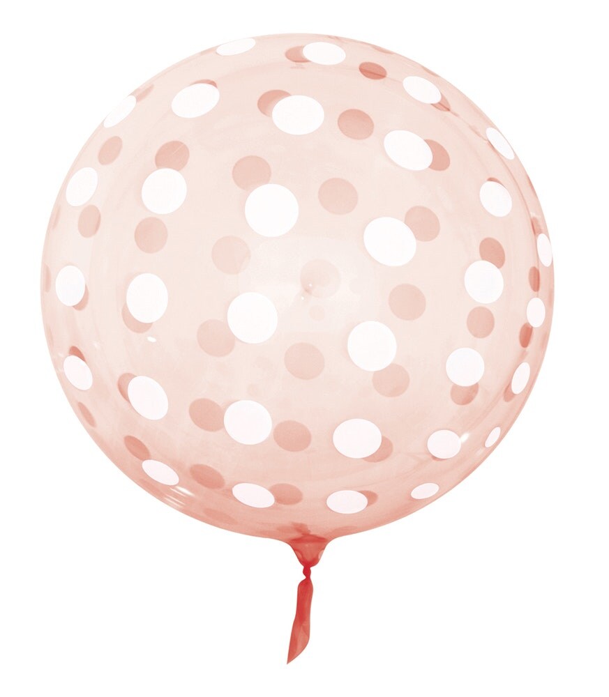 Red Polka Dots 18" Vortex Balloon