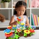 image 2 of Desire Deluxe Girls Toys for 3 Year Old Kids Flower Build A Garden Toy Building Blocks Set for Baby, Children - Indoor & Outdoor Floral Arrangement for Kids 54pc