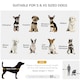image 2 of PawHut Pet Stroller Dog Foldable Travel Carriage with Reversible Handle, Grey