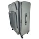 image 8 of 3Pcs Luggage Suitcase Set Soft Shell Trolley 4 Wheel Travel Cabin Carry On Bag Black | Medium