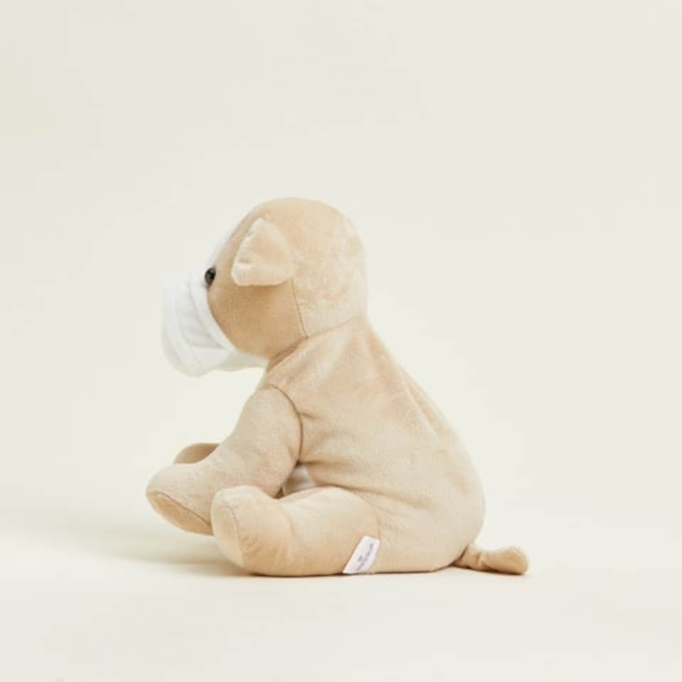image 1 of Warmies Plush Bulldog Microwavable LARGE