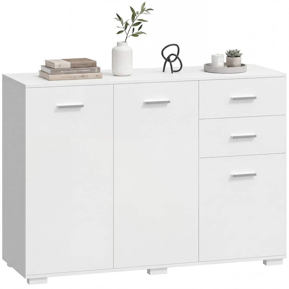 image 1 of HOMCOM Modern Sideboard Kitchen Storage Cabinet