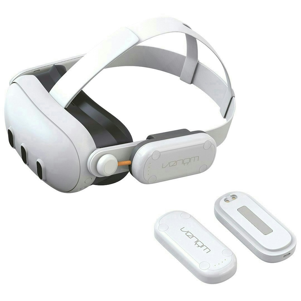 image 1 of Venom Rechargeable 3000mAh Power Bank for Meta Quest 3 / 3S White