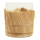 image 1 of Interiors by Premier Modern Natural Candle Holder, Coastal Styled Medium Candle Holder, Natural and Round Glass Candle Holder Cream