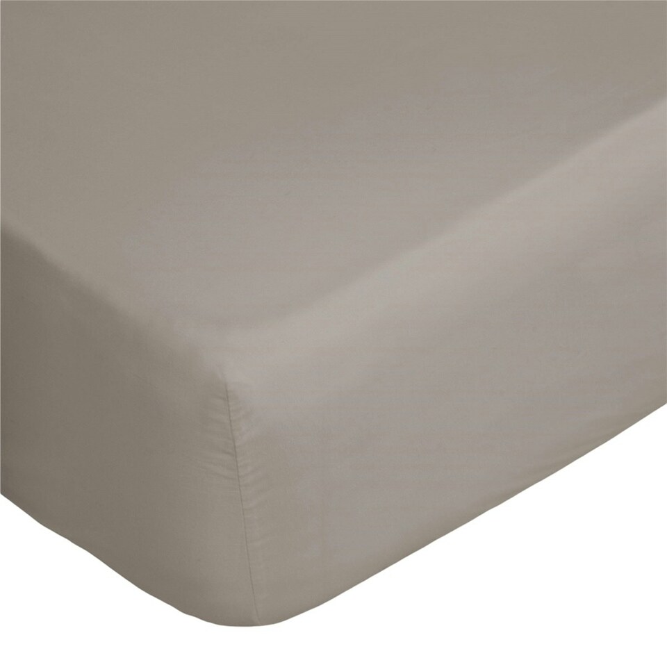 image 1 of Belledorm 400 Thread Count Egyptian Cotton Fitted Sheet - Pewter - Single
