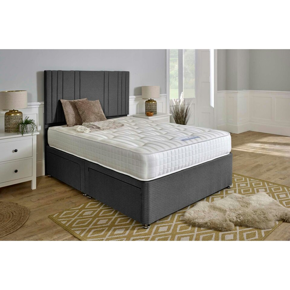 Solid Comfort 1000 Pocket Very Firm Mattress 23cm King White | King