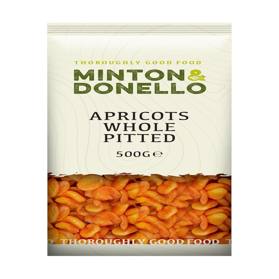 image 1 of Minton & Donello Whole Pitted Apricots 6 x 500g