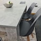 image 8 of Modern Grey Dining Table Set with 4 Grey Velvet Chairs and 1 Bench - Dining Room Furniture Set | Grey | One Size | 6
