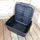 image 3 of 24L Heavy Duty Storage Box Sturdy, Lockable, Stackable and Nestable Design Storage Chest with Clips in Black