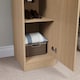 image 8 of Vida Designs Riano 1 Door Wardrobe With Shelf & Clothes Rail, Pine