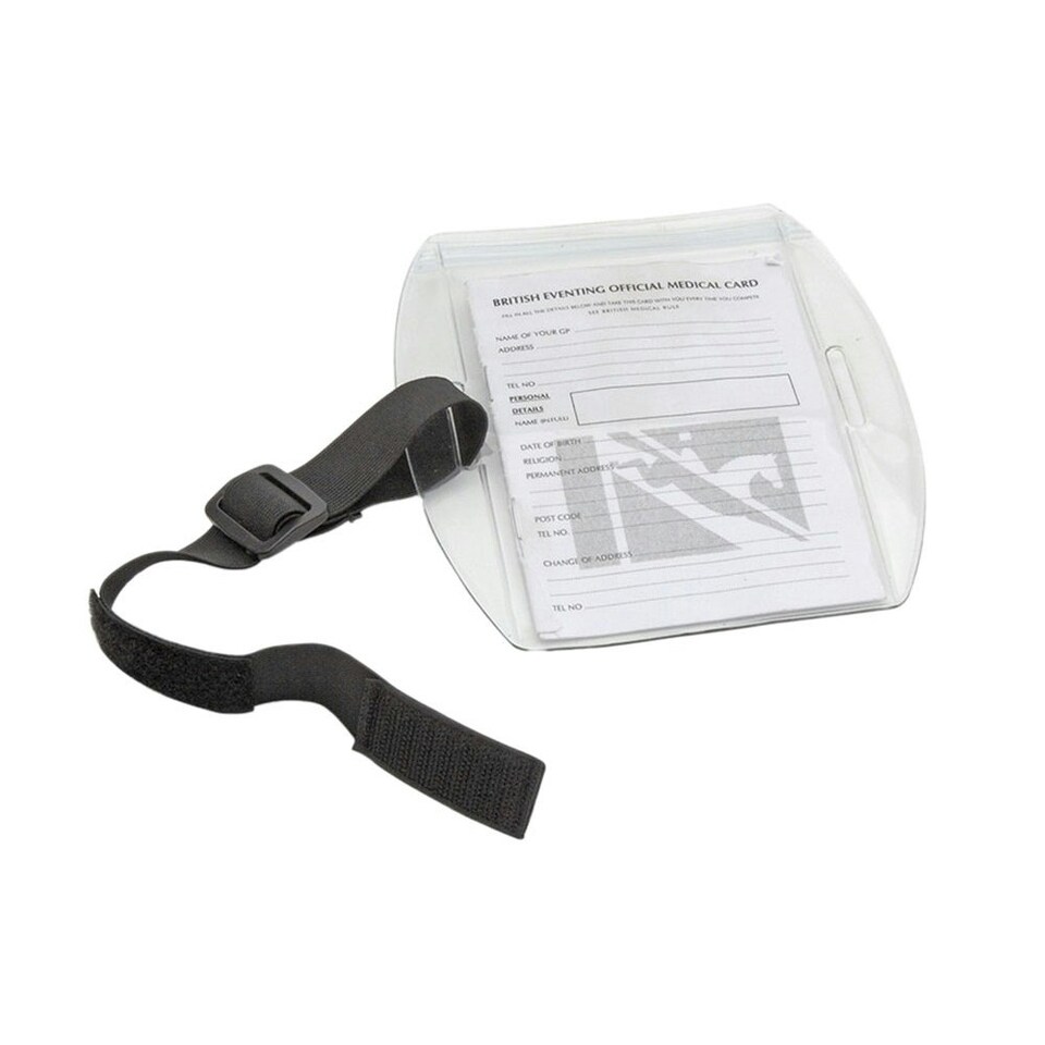 image 1 of Shires Medical Armband - Black/White - One Size