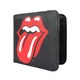 image 1 of RockSax Classic Tongue The Rolling Stones Wallet - Black/Red - One Size