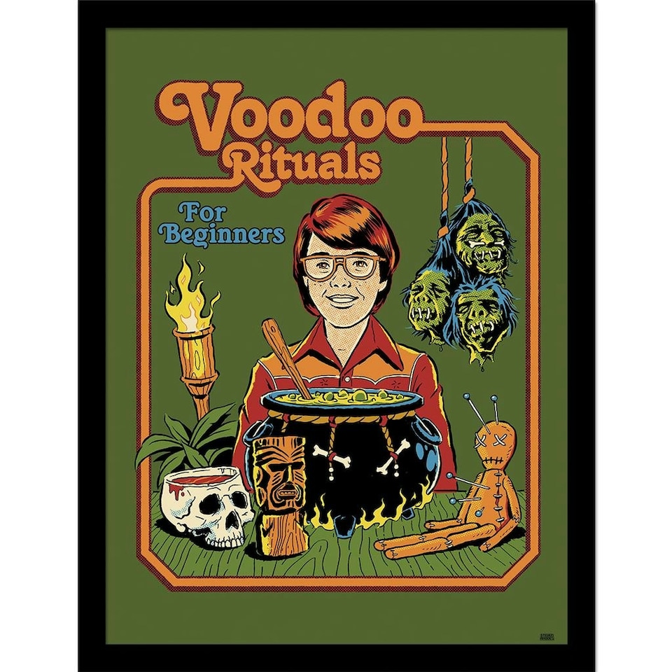 Steven Rhodes (Voodoo Rituals) Framed 30x40cm Print