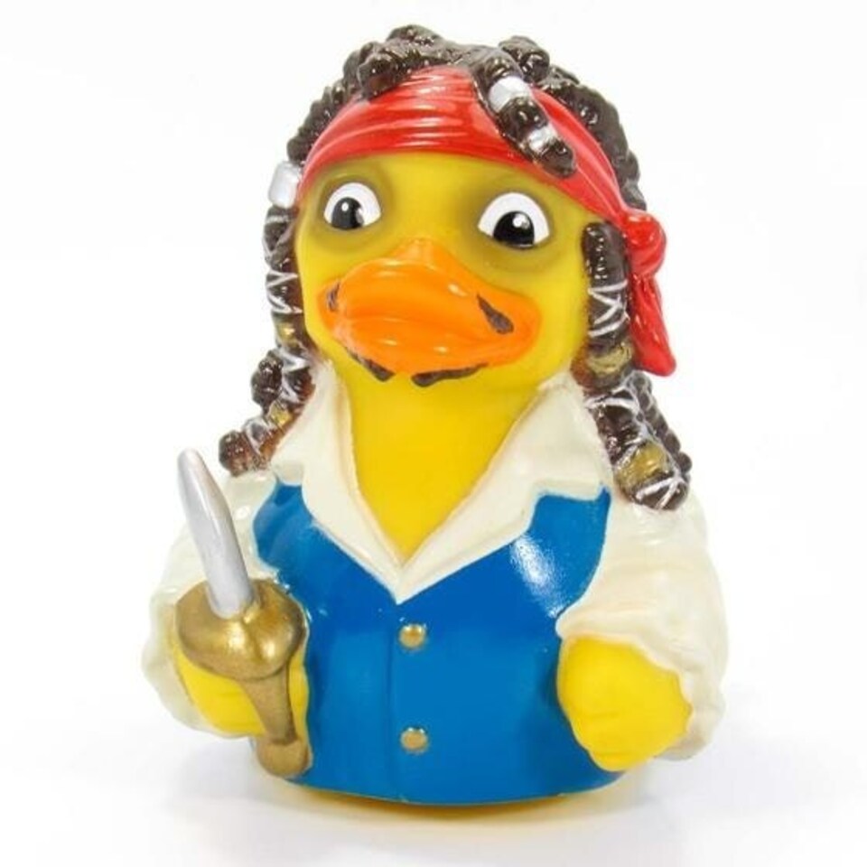CelebriDucks Novelty Bath Duck Captain Quack Sparrow