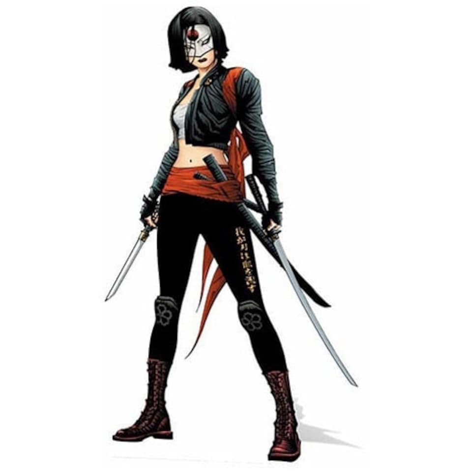 DC Comics Suicide Squad Katana Lifesize Cardboard Cutout - 157cm