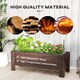image 5 of Outsunny Wooden Garden Raised Bed Planter Grow Containers Pot,