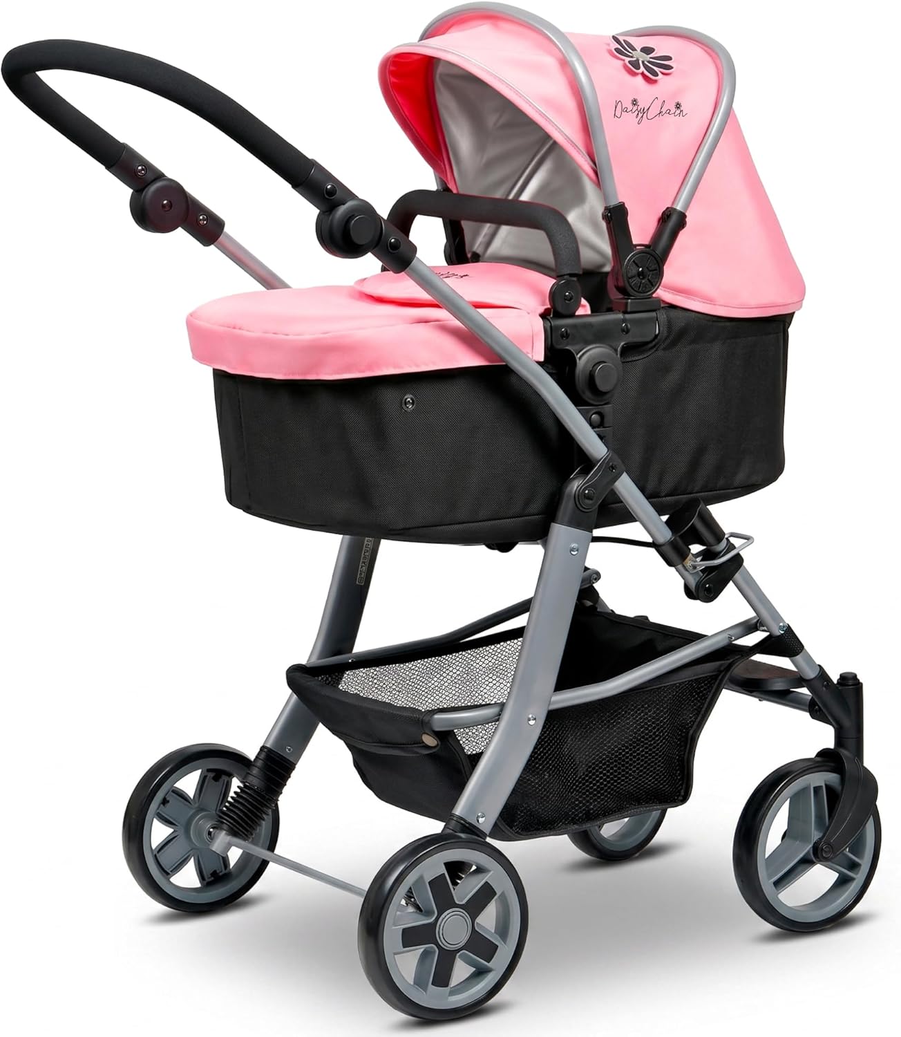 Daisy Chain Connect 5 in 1 Dolls Pram â (Classic Pink)