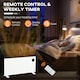 image 5 of 2000W Electric Convector Heater, Quiet Space Heater with LED Display, White
