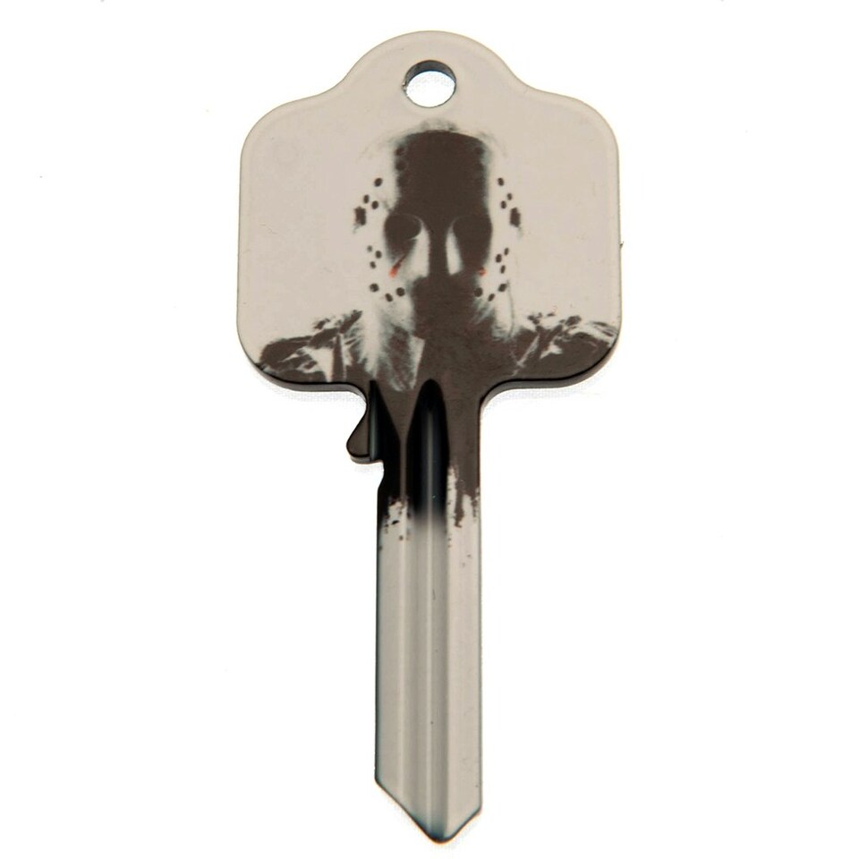 image 1 of Friday The 13th Blank Key - Black/Red/Silver - One Size