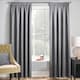 image 2 of Enhanced Living Matrix Grey Silver 90 x 108 inch (229x274cm) Tape Top Thermal Noise reducing Dim Out Curtains (PAIR)