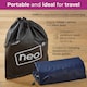 image 4 of Neo Double Flocked Inflatable Airbed Mattress With Air Pump