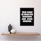 image 4 of Home Built On Sarcasm And Dark Humour Funny Wall Art Print 12x16 In