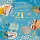 image 1 of Words 'n' Wishes Grandson 21st Birthday Card - for Grandson Age 21 with Contemporary Presents and Balloon Design