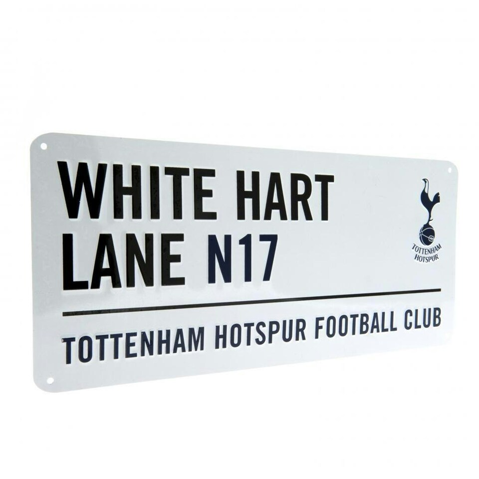 Tottenham Hotspur FC Official Street Sign - White - One Size