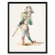 image 1 of Edouard Manet Framed Wall Art Print Polichinelle Clown Portrait Home Décor
