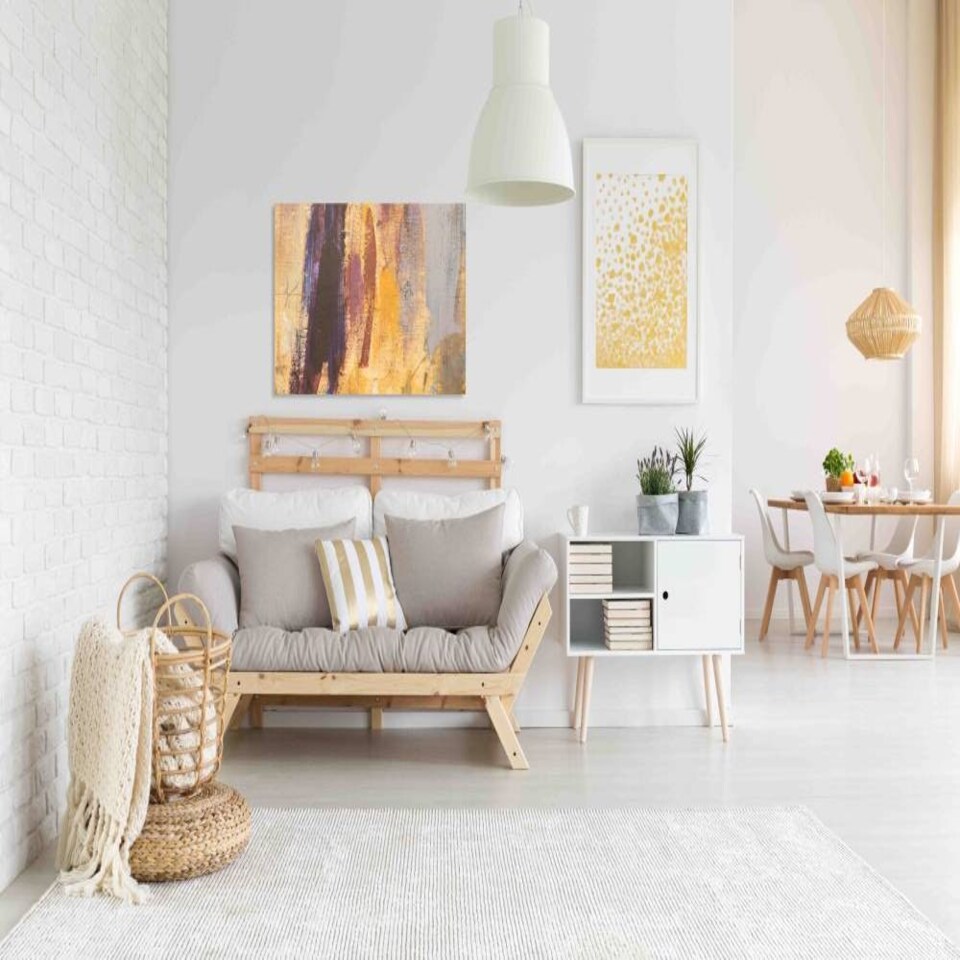 image 1 of Wooden board Abstract depicts (Canvas Prints) 102cm x 76cm