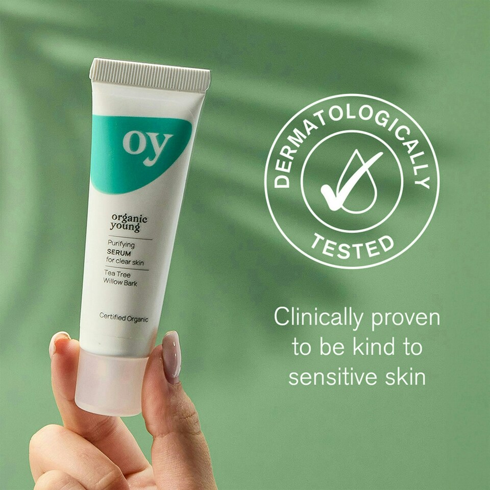 image 1 of Green People Oy Clear Skin Purifying Serum - Organic Young for Teen Skin - Paraben & Alcohol Free - Vegan, 30ml