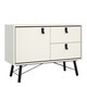 image 1 of Ry Sideboard with 1 Door 2 Drawers in Matt White