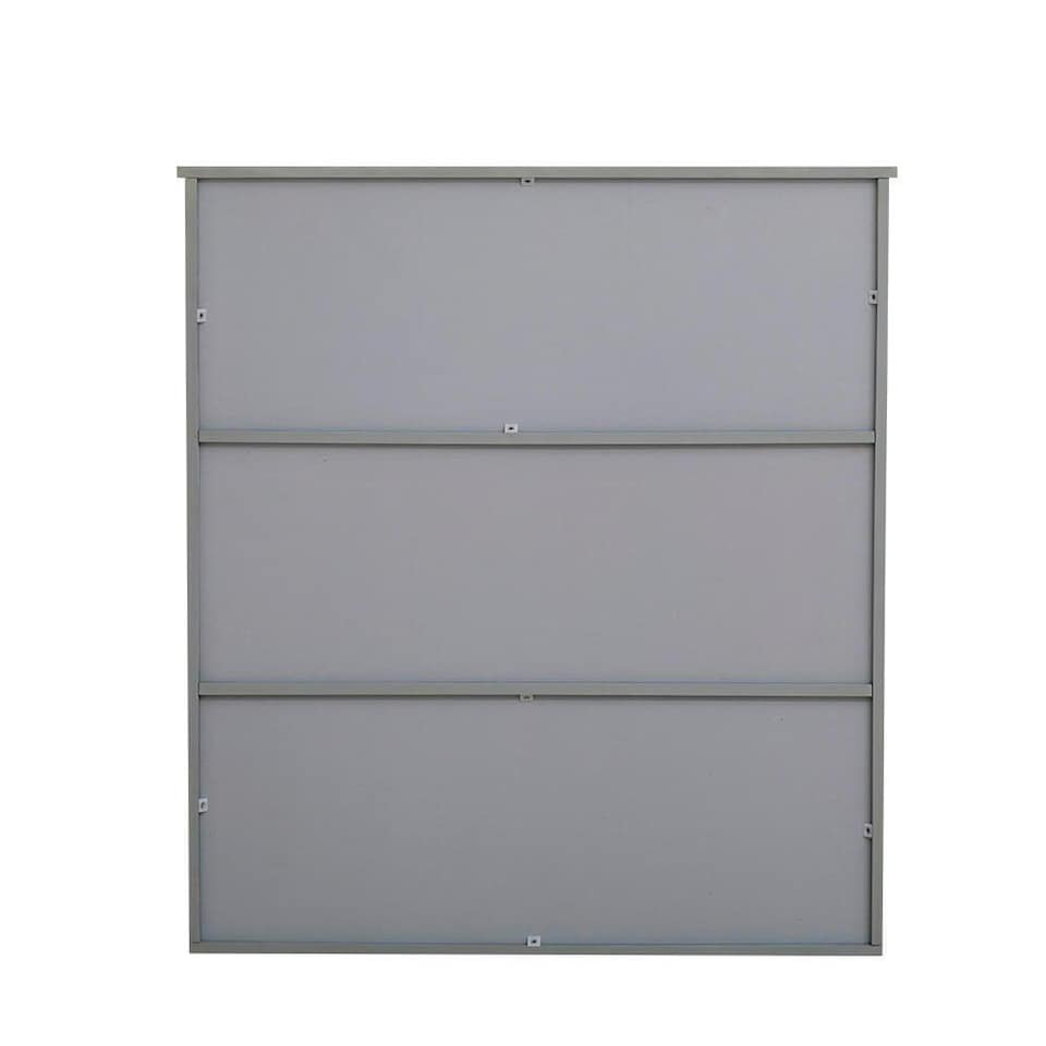 image 1 of Grey Wall Mounted Shelves Painted 3 Book Shelves Ideal for Kids Bedroom Kitchen | Grey