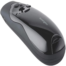 Kensington Presenter Expert Green Light Wireless Presenter with Cursor Control, Joystick and Backlight Buttons - Black
